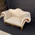 Louis XV Antique French Sofa or Loveseat Triple Arched With New Upholstery For Sale - Image 4 of 10