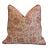 French Country Venetian Italian Designer Mariano Fortuny Cimarosa Feather/Down Pillow 22" Square For Sale - Image 3 of 7