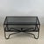 Smoked Glass 'Entretoise' 2-Tier Cocktail Table by Design Frères For Sale In Los Angeles - Image 6 of 10