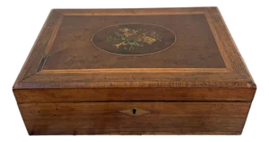 Inlaid Wooden Jewelry Box