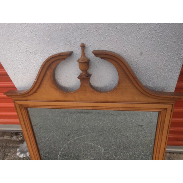 Early 20th Century Solid Maple Colonial Vantiy Dresser – Chippendale Style For Sale - Image 9 of 12