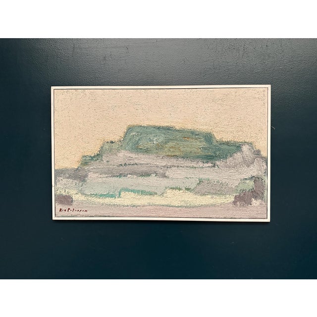 Mid-Century Modern Birger Bia Peterson, Fjället, Orcheta, 1960s, Oil on Canvas, Framed For Sale - Image 3 of 18