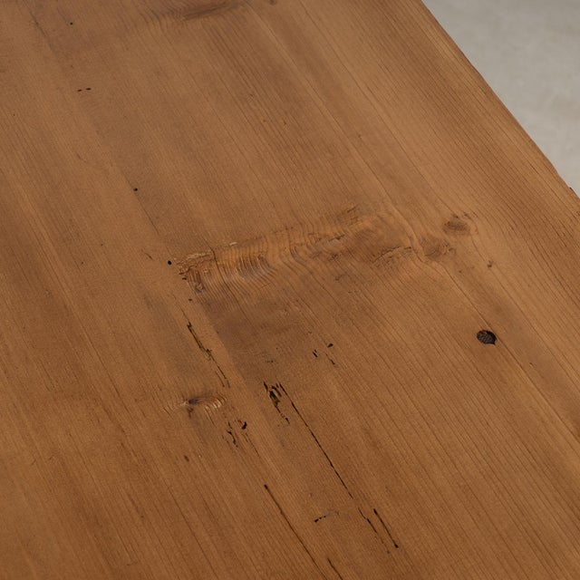 Late 19th Century Small Pine Side Table With Single Drawer From Hungary For Sale - Image 10 of 18