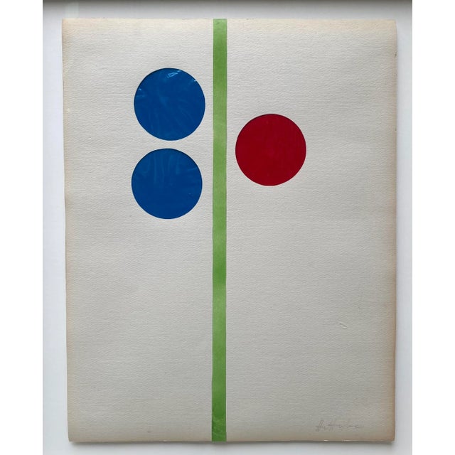 Albert Chubac, Composition, 1960s-1970s, Plastic, Framed For Sale - Image 5 of 6