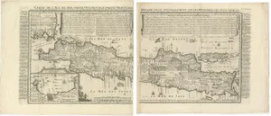 Antique Map of Java Indonesia by Chatelain, 1719
