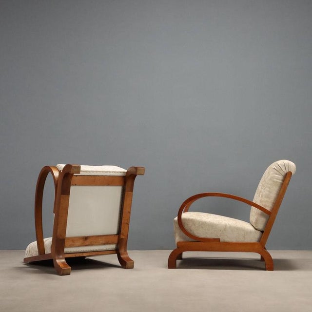 Art Deco Armchairs, 1930s, Set of 2 For Sale - Image 9 of 10