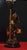 Gold Art Nouveau Bronze Figural Table Lamp with Curved Glass Shade attributed to Luca Madrassi, 1920s For Sale - Image 8 of 16