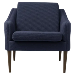 Mr. Olsen Lounge Chair in Mosaic and Smoked Oak by Warm Nordic