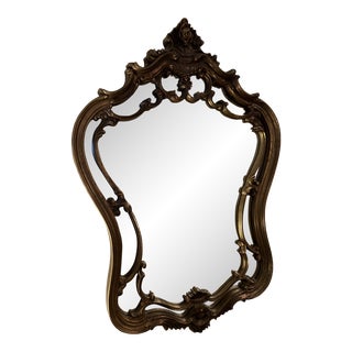 Late 20th Century Neoclassical Gilt Mirror For Sale
