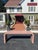 Post Modern Mauve Laminated Waterfall Sofa Table For Sale - Image 11 of 18