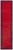 Doris Leslie Blau French Art Deco Vintage Geometric Crimson Hand-Knotted Runner For Sale