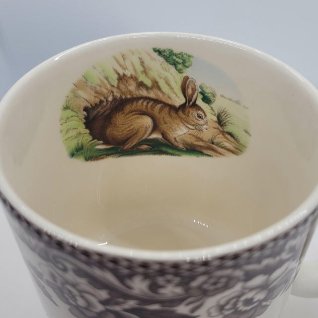 Ceramic Late 20th Century Spode Woodland Rabbit Mug For Sale - Image 7 of 9