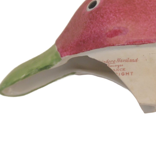 1910s Art Deco Theodore Haviland Limoges Duck Creamer by Edouard-Marcel Sandoz For Sale - Image 10 of 15