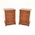 Antique Georgian Burr Walnut Bedside Chest of Drawers, 1930, Set of 2 For Sale - Image 11 of 11