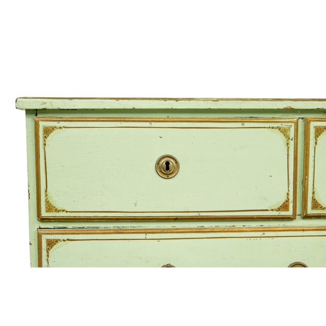 19th Century Swedish Pine Chest of Drawers, 1860 For Sale - Image 10 of 13