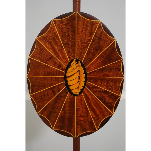 Rob Mullard Federal Style Inlaid Mahogany Firescreen For Sale - Image 13 of 15