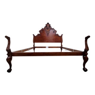 Henredon for Ralph Lauren Hudson Chippendale Style Full Size Bed For Sale
