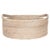 Boho Chic Artifacts Rattan Oval Basket in White Wash - 16" For Sale - Image 3 of 6