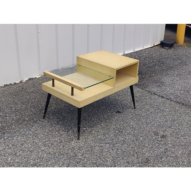 Wood James Philip Co Mid Century Modern Side Table, Circa 1950s For Sale - Image 7 of 12