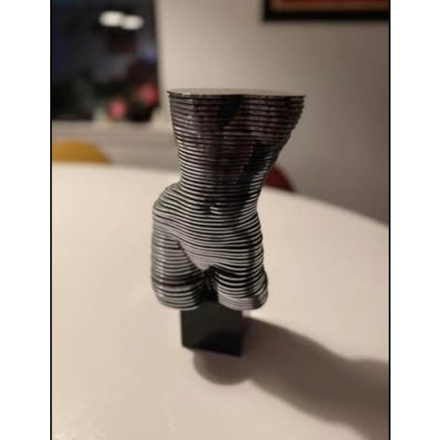 Italian “Eva” by Otto Monestier Vintage 1972 Kinetic Italian Sculpture For Sale - Image 3 of 5