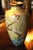 VTG Large Chinese Cloisonne Enamel Baluster Vase Yellow Cloud Scroll Ground, 12” For Sale In Dallas - Image 6 of 7