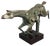 Brass Sculpture of Horse Jumping Over Wooden Base, 1980s For Sale