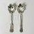 This pair of Serving Spoons are chic and gorgeous. They are from the Early 1900s and feature a Shell-Fan Scalloped spoon...