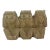 Vintage Carved Wood Three Wise Monkeys, Figurine, See No Evil Speak No Evil Hear No Evil Small Monkey For Sale