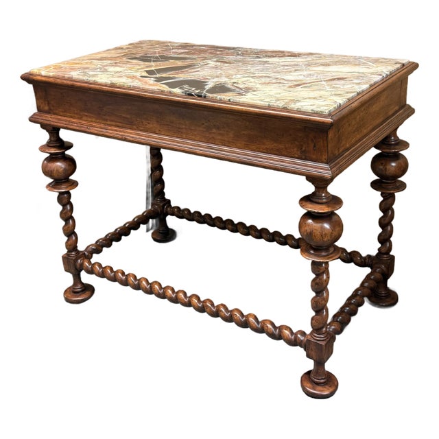 Late 20th Century Portuguese Baroque Center Table For Sale