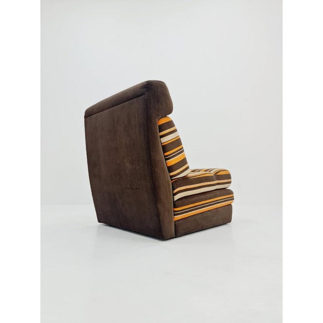 Space Age German Singel Couch Extendable to Bed, 1970s For Sale - Image 6 of 11