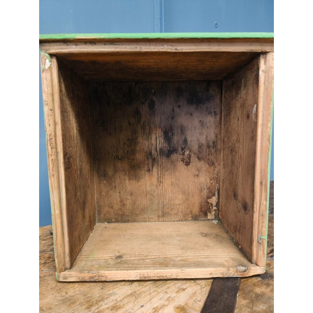 Country Style Kitchen Flour Buffet in Green For Sale - Image 11 of 18