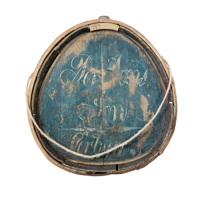 Mid-19th Century Painted Water Carrier For Sale - Image 5 of 8