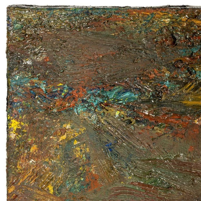 Andy Miller Abstract Composition Oil on Canvas For Sale - Image 4 of 7