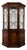 Antique English Mahogany Glazed Display Cabinet, 1900s For Sale