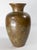 Mid-Century Japanese Asian Modern Bronze Vase With Patina For Sale - Image 4 of 8