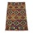 4' X 5'10" Afghan Chobi Khorjin Geometric Wool Kilim Rug For Sale