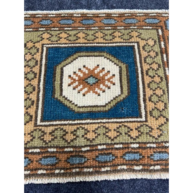 Contemporary Turkish Yastik Rug 1'7" x 1'3" For Sale - Image 3 of 5