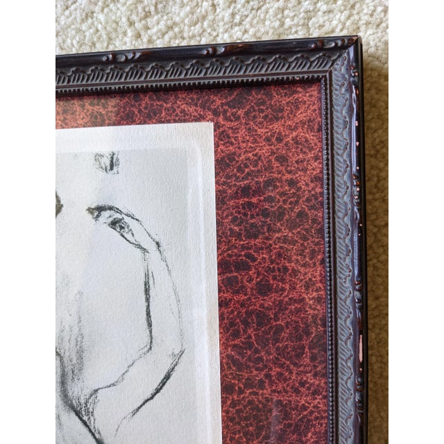 1948 "Etude De Danseuse" Engraving After Edgar Degas, Framed For Sale In Columbus - Image 6 of 13