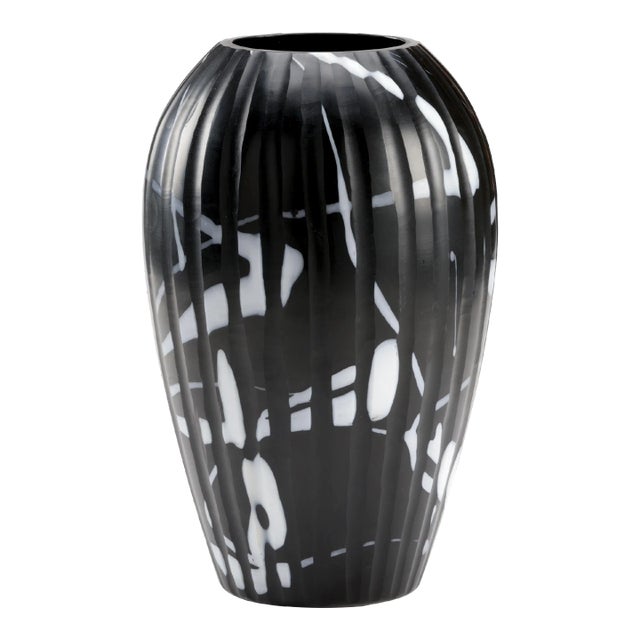 Midnight Oil Vase, Large For Sale