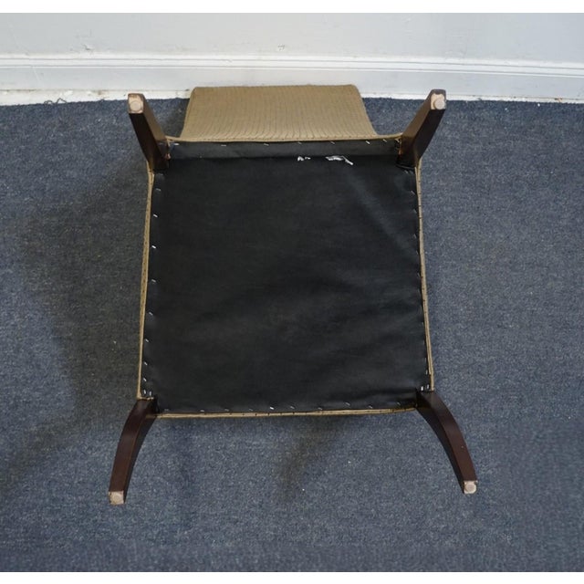 Hickory White Contemporary Modern Upholstered Dining Arm Chairs For Sale - Image 9 of 9