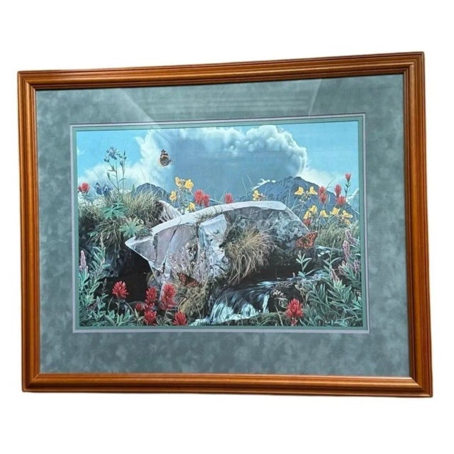 Bring the serenity of nature into your home with this stunning limited-edition triptych by acclaimed wildlife artist Rod...