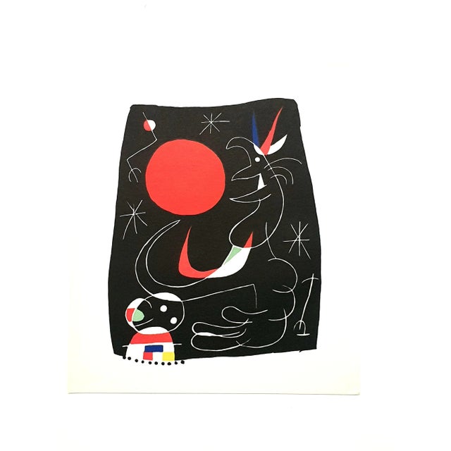 Joan Miro, Night Sky, Lithograph, 1956 For Sale - Image 6 of 7