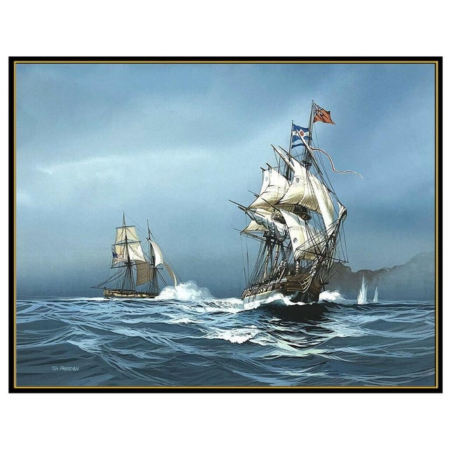 Message us to inquire about custom framing options! (Included for free with every purchase) The artwork here, "Firing the...