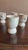 Noritake Antique, Early 20th Century Noritake Azalea Porcelain Egg Cups, Set of Four For Sale - Image 4 of 8