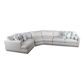 Langdon Plus Sectional II by Lazar Industries Modern Modular Sectional Sofa 159" For Sale