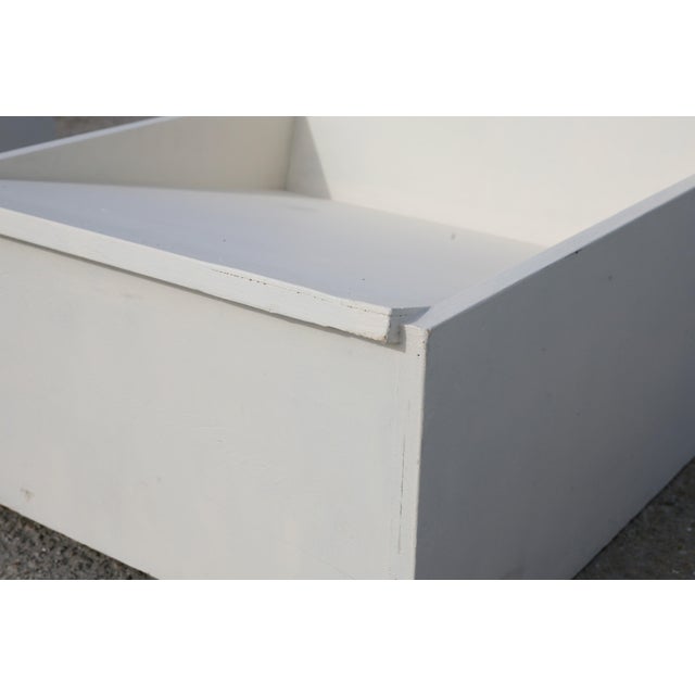 Brutalist Lounge Chairs in Painted Wood, 1960s, Set of 3 For Sale - Image 9 of 18