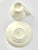 Cream 1950s English Wedgwood “Wellesley” Ceramic Tea Cups & Saucers - Set of 6 For Sale - Image 8 of 9
