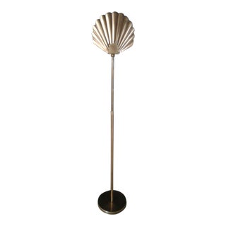 Mid Century Modern Adjustable Shell Floor Lamp For Sale