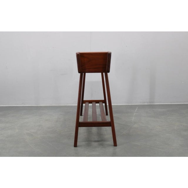 1960s Mid-Century Danish Wooden Planter Box with Teak Base, 1960s For Sale - Image 5 of 10