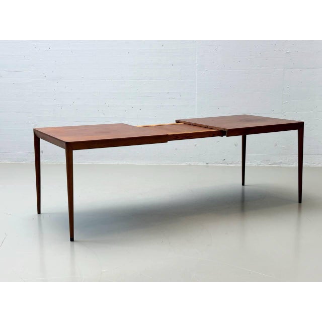 Danish Teak Dining Table by Erik Riisager Hansen for Haslev Møbelsnedkeri, 1960s For Sale - Image 6 of 16